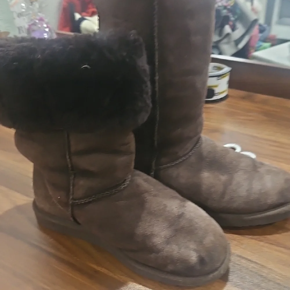UGG Dark Brown Winter Boots